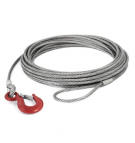 Стальной трос с крючком HS - 4 мм x 9,5 м